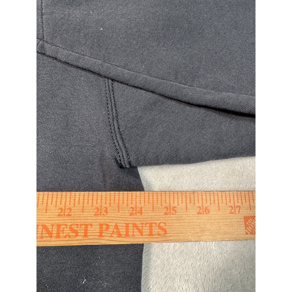 Vintage Musingwear Sweatshirt Crewneck Size XL Black Faded Distressed Cotton - Picture 7 of 7